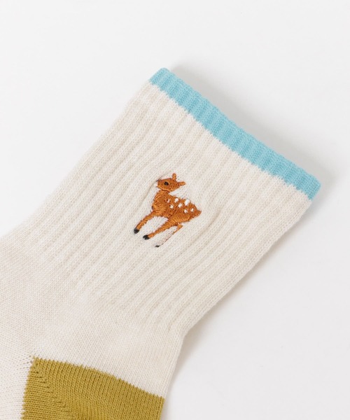 URBAN RESEARCH DOORS（アーバンリサーチドアーズ）の「アニマル刺繍ソックス(KIDS)（その他小物・キッズ・ベージュ/グレー・19-21cm/16-18）」の7枚目の写真
