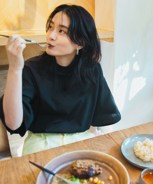 bohmal（ボマール）の「【2023SS】前後2way袖タックブラウス（シャツ/ブラウス・レディース・ブラック/パープル/オフホワイト/イエロー・FREE）」の20枚目の写真