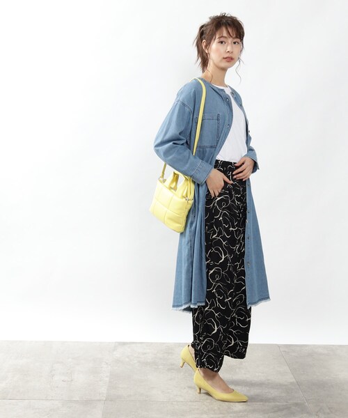 DRESKIP（ドレスキップ）の「◆【洗える/リラックス】サテンワイドイージーパンツ（その他パンツ・レディース・ライトグレー/ライトグリーン/ブラック系/ベージュ系その他/グレー系その他/ダークグリーン/カーキ・02/03/04）」の18枚目の写真