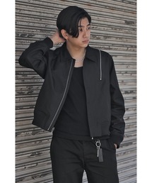CREARE -LINO- | アシンメトリーZIP ブルゾン(ブルゾン)