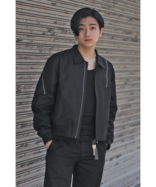 BPN アシンメトリー ジャケット BPN アシンメトリー ジャケット ブラック M