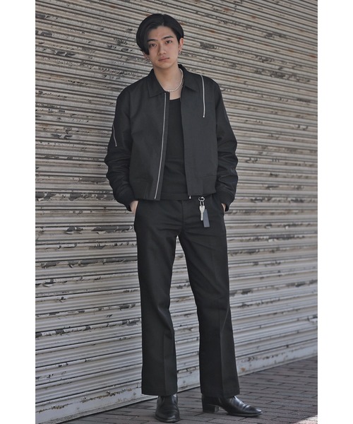 CREARE -LINO-（クレアーレリノ）の「アシンメトリーZIP ブルゾン（ブルゾン・メンズ・サンドグレー/ブラック・L/M）」の9枚目の写真