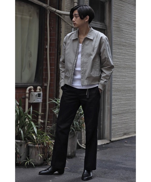 CREARE -LINO-（クレアーレリノ）の「アシンメトリーZIP ブルゾン（ブルゾン・メンズ・サンドグレー/ブラック・L/M）」の21枚目の写真