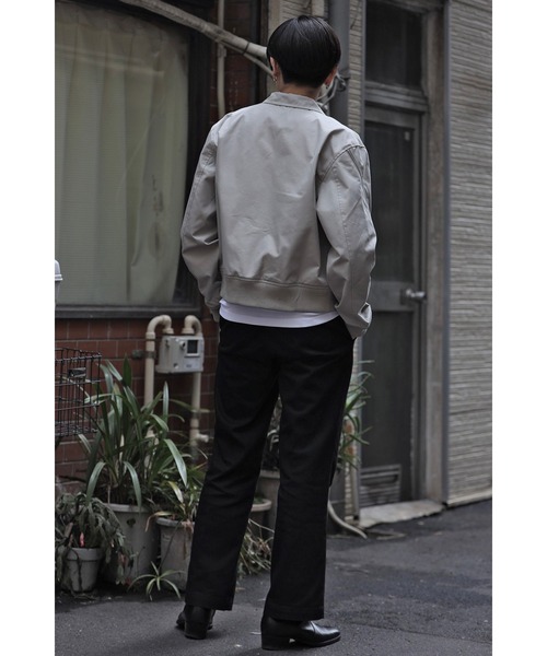 CREARE -LINO-（クレアーレリノ）の「アシンメトリーZIP ブルゾン（ブルゾン・メンズ・サンドグレー/ブラック・L/M）」の22枚目の写真