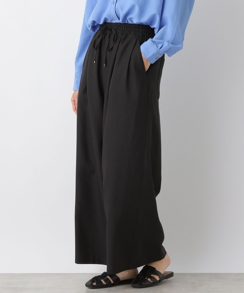 LEPSIM（レプシィム）の「サラサライージーワイドパンツ　261213（その他パンツ・レディース・ブラック/ピンク/グリーン/グレイッシュベージュ・FREE）」の2枚目の写真