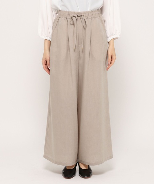 LEPSIM（レプシィム）の「サラサライージーワイドパンツ　261213（その他パンツ・レディース・ブラック/ピンク/グリーン/グレイッシュベージュ・FREE）」の12枚目の写真