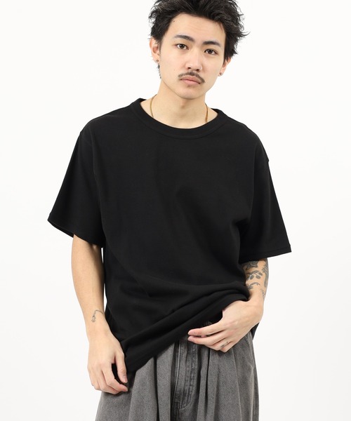 JEMORGAN(ジェーイーモーガン)の「JEMORGAN ワッフル/フライス 半袖クルーT (パック入り)(Tシャツ/カットソー・メンズ・ホワイト/ナチュラル/ブラック/杢グレー/カーキ/ネイビー/チャコール/ブラック系その他/オフホワイト/グレー系その他・M/L/XL/S)」の5枚目の写真