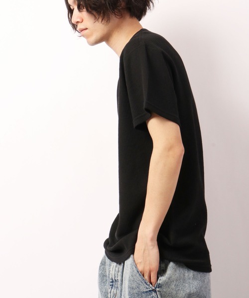 JEMORGAN(ジェーイーモーガン)の「JEMORGAN ワッフル/フライス 半袖クルーT (パック入り)(Tシャツ/カットソー・メンズ・ホワイト/ナチュラル/ブラック/杢グレー/カーキ/ネイビー/チャコール/ブラック系その他/オフホワイト/グレー系その他・M/L/XL/S)」の15枚目の写真