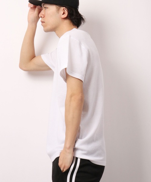 JEMORGAN(ジェーイーモーガン)の「JEMORGAN ワッフル/フライス 半袖クルーT (パック入り)(Tシャツ/カットソー・メンズ・ホワイト/ナチュラル/ブラック/杢グレー/カーキ/ネイビー/チャコール/ブラック系その他/オフホワイト/グレー系その他・M/L/XL/S)」の12枚目の写真