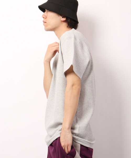 JEMORGAN(ジェーイーモーガン)の「JEMORGAN ワッフル/フライス 半袖クルーT (パック入り)(Tシャツ/カットソー・メンズ・ホワイト/ナチュラル/ブラック/杢グレー/カーキ/ネイビー/チャコール/ブラック系その他/オフホワイト/グレー系その他・M/L/XL/S)」の20枚目の写真