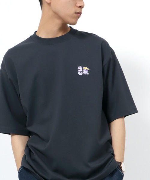 BEN DAVIS(ベンデイビス)の「BEN DAVIS/ベンデイビス ワンポイント刺繍 バックプリント 半袖Tシャツ(Tシャツ/カットソー・メンズ・ホワイト/ベージュ/サンドベージュ/ブルーグリーン/チャコール・M/L/XL)」の3枚目の写真