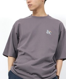 BEN DAVIS/ベンデイビス ワンポイント刺繍 バックプリント 半袖Tシャツ