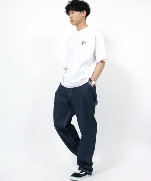 BEN DAVIS(ベンデイビス)の「BEN DAVIS/ベンデイビス ワンポイント刺繍 バックプリント 半袖Tシャツ(Tシャツ/カットソー・メンズ・ホワイト/ベージュ/サンドベージュ/ブルーグリーン/チャコール・M/L/XL)」の20枚目の写真