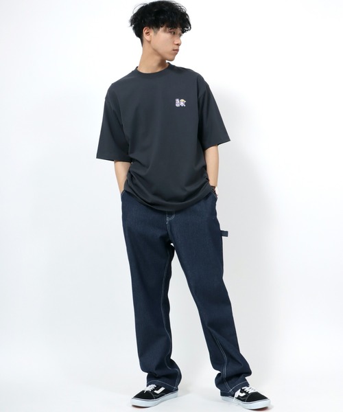 BEN DAVIS(ベンデイビス)の「BEN DAVIS/ベンデイビス ワンポイント刺繍 バックプリント 半袖Tシャツ(Tシャツ/カットソー・メンズ・ホワイト/ベージュ/サンドベージュ/ブルーグリーン/チャコール・M/L/XL)」の22枚目の写真