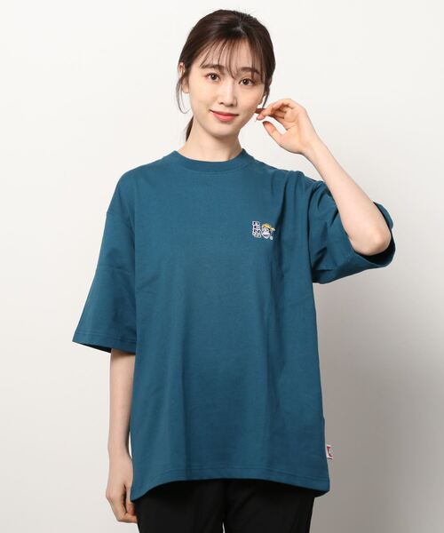BEN DAVIS(ベンデイビス)の「BEN DAVIS/ベンデイビス ワンポイント刺繍 バックプリント 半袖Tシャツ(Tシャツ/カットソー・メンズ・ホワイト/ベージュ/サンドベージュ/ブルーグリーン/チャコール・M/L/XL)」の8枚目の写真
