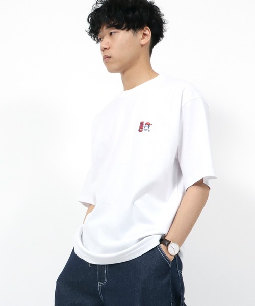 BEN DAVIS(ベンデイビス)の「BEN DAVIS/ベンデイビス ワンポイント刺繍 バックプリント 半袖Tシャツ(Tシャツ/カットソー・メンズ・ホワイト/ベージュ/サンドベージュ/ブルーグリーン/チャコール・M/L/XL)」の10枚目の写真