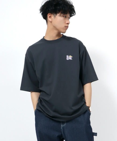 BEN DAVIS(ベンデイビス)の「BEN DAVIS/ベンデイビス ワンポイント刺繍 バックプリント 半袖Tシャツ(Tシャツ/カットソー・メンズ・ホワイト/ベージュ/サンドベージュ/ブルーグリーン/チャコール・M/L/XL)」の12枚目の写真