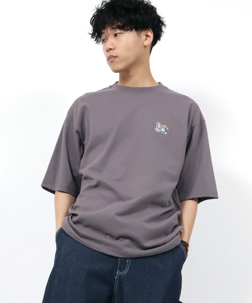 BEN DAVIS(ベンデイビス)の「BEN DAVIS/ベンデイビス ワンポイント刺繍 バックプリント 半袖Tシャツ(Tシャツ/カットソー・メンズ・ホワイト/ベージュ/サンドベージュ/ブルーグリーン/チャコール・M/L/XL)」の16枚目の写真