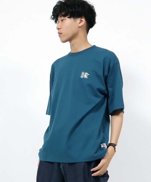 BEN DAVIS(ベンデイビス)の「BEN DAVIS/ベンデイビス ワンポイント刺繍 バックプリント 半袖Tシャツ(Tシャツ/カットソー・メンズ・ホワイト/ベージュ/サンドベージュ/ブルーグリーン/チャコール・M/L/XL)」の18枚目の写真