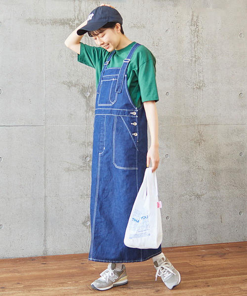 PAR ICI（パーリッシィ）の「ブラック/コットンリネン デニムサロペットワンピース（ジャンパースカート・レディース・ネイビー/ブラック・FREE）」の21枚目の写真