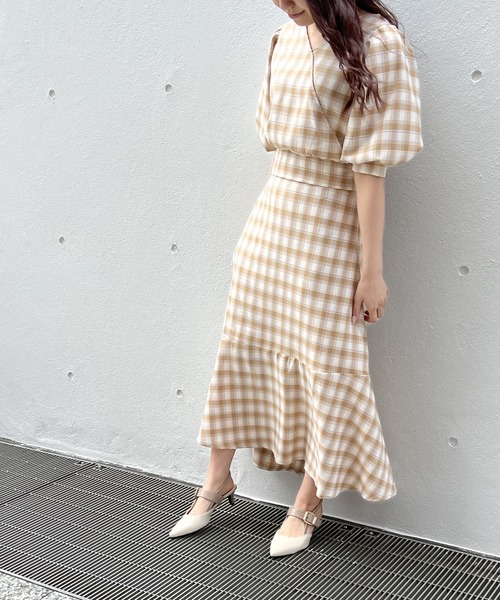 TORTE(トルテ)の「カシュクールリボンブラウス(シャツ/ブラウス・レディース・ホワイト/ブラック/ベージュ系その他/パープル系その他・FREE)」の9枚目の写真