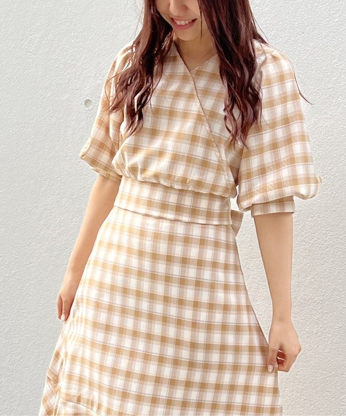 TORTE(トルテ)の「カシュクールリボンブラウス(シャツ/ブラウス・レディース・ホワイト/ブラック/ベージュ系その他/パープル系その他・FREE)」の12枚目の写真
