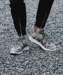 【NO ID.】Multi Fabric Low Cut Sneakers / マルチ ファブリック ローカット スニーカー