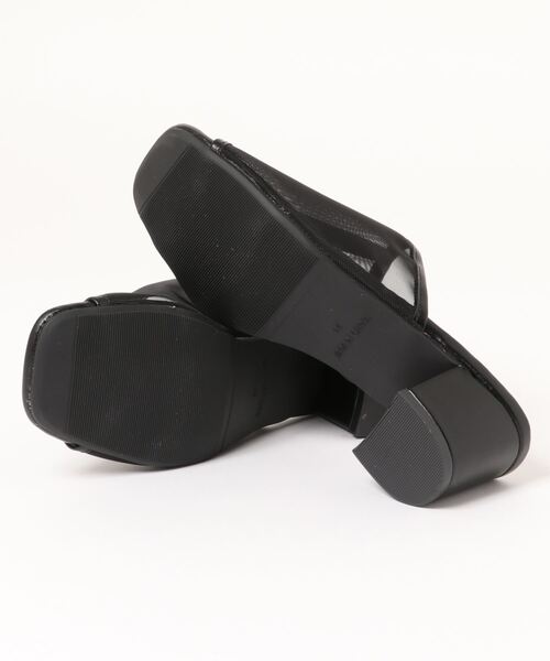 Honeys(ハニーズ)の「シアーミュール(サンダル・レディース・モカ/ベージュ/ブラック・LL/L/M)」の5枚目の写真