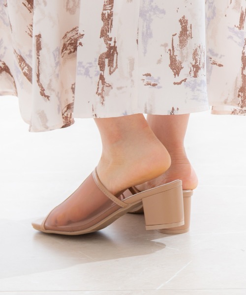 Honeys(ハニーズ)の「シアーミュール(サンダル・レディース・モカ/ベージュ/ブラック・LL/L/M)」の15枚目の写真