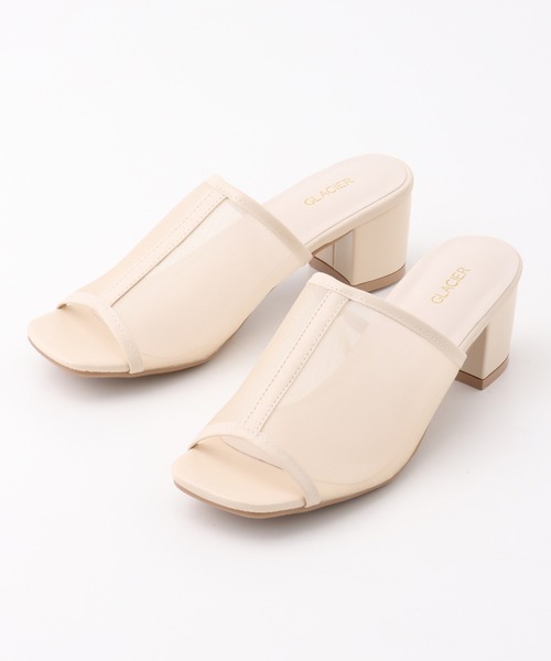 Honeys(ハニーズ)の「シアーミュール(サンダル・レディース・モカ/ベージュ/ブラック・LL/L/M)」の10枚目の写真