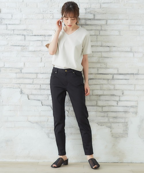 Honeys(ハニーズ)の「シアーミュール(サンダル・レディース・モカ/ベージュ/ブラック・LL/L/M)」の7枚目の写真