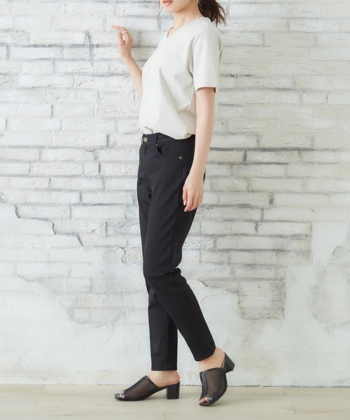 Honeys(ハニーズ)の「シアーミュール(サンダル・レディース・モカ/ベージュ/ブラック・LL/L/M)」の6枚目の写真