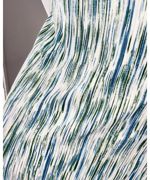 LiSeek（リシーク）の「【LiSeeK】柄プリーツタイトロングスカート（スカート・レディース・グレー/オレンジ/グリーン・FREE）」の17枚目の写真