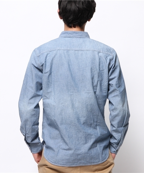 Leeシャンブレーワークシャツ Leeシャンブレーワークシャツ