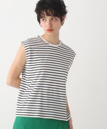 OPAQUE.CLIP | オーガニック強撚天竺 ノースリーブTシャツ(Tシャツ/カットソー)