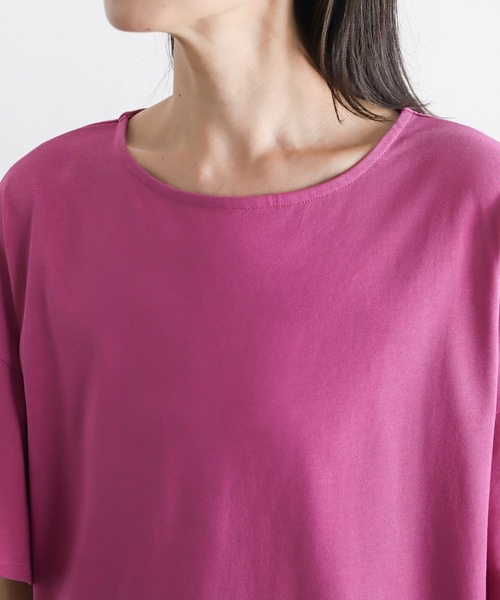 LEPSIM(レプシィム)の「マルチキノウソデフレアTシャツ2 281380(Tシャツ/カットソー・レディース・ブラック/グレー/ピンク/グレイッシュベージュ・MEDIUM/LARGE)」の10枚目の写真