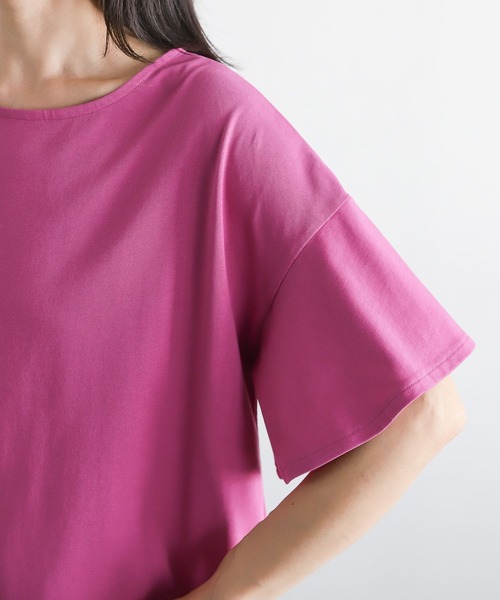 LEPSIM(レプシィム)の「マルチキノウソデフレアTシャツ2 281380(Tシャツ/カットソー・レディース・ブラック/グレー/ピンク/グレイッシュベージュ・MEDIUM/LARGE)」の21枚目の写真