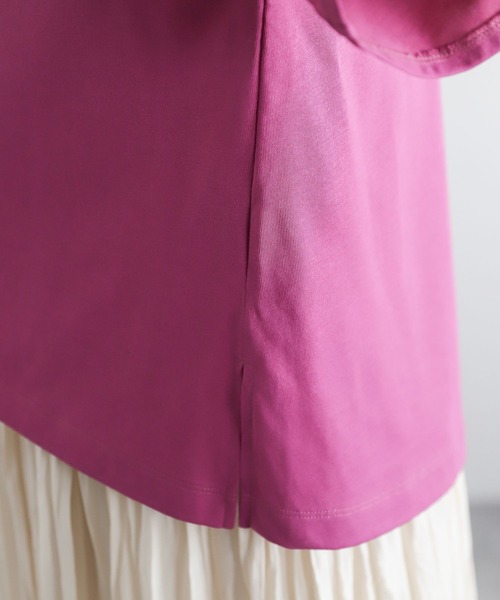 LEPSIM(レプシィム)の「マルチキノウソデフレアTシャツ2 281380(Tシャツ/カットソー・レディース・ブラック/グレー/ピンク/グレイッシュベージュ・MEDIUM/LARGE)」の6枚目の写真