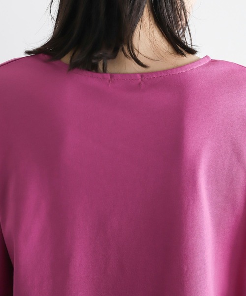 LEPSIM(レプシィム)の「マルチキノウソデフレアTシャツ2 281380(Tシャツ/カットソー・レディース・ブラック/グレー/ピンク/グレイッシュベージュ・MEDIUM/LARGE)」の13枚目の写真