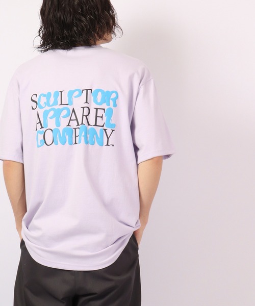 FUNALIVE(ファンアライブ)の「Craig ビッグシルエット 綿素材 夏服 発砲バックプリント 半袖Tシャツ /5分袖(Tシャツ/カットソー・メンズ・ホワイト/ブラック/ラベンダー・FREE)」の6枚目の写真