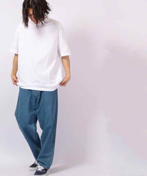 FUNALIVE(ファンアライブ)の「Craig ビッグシルエット 綿素材 夏服 発砲バックプリント 半袖Tシャツ /5分袖(Tシャツ/カットソー・メンズ・ホワイト/ブラック/ラベンダー・FREE)」の15枚目の写真