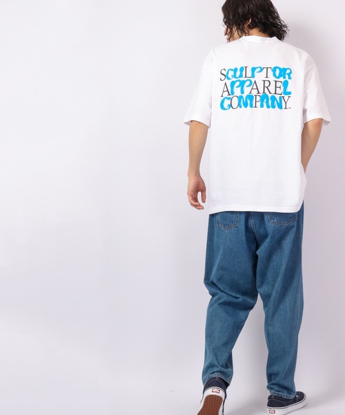FUNALIVE(ファンアライブ)の「Craig ビッグシルエット 綿素材 夏服 発砲バックプリント 半袖Tシャツ /5分袖(Tシャツ/カットソー・メンズ・ホワイト/ブラック/ラベンダー・FREE)」の16枚目の写真