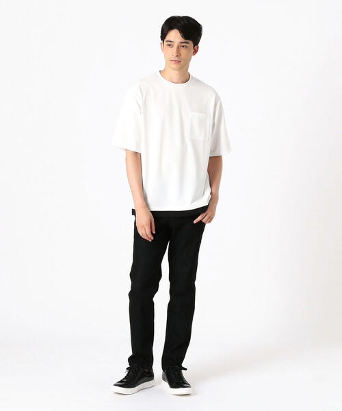 COMME CA ISM(コムサイズム)の「フェイクレイヤード クルーネックTシャツ(Tシャツ/カットソー・メンズ・ホワイト/ブラック/ベージュ/グリーン/ミント/チャコール・MEDIUM/LARGE/X-LARGE)」の7枚目の写真