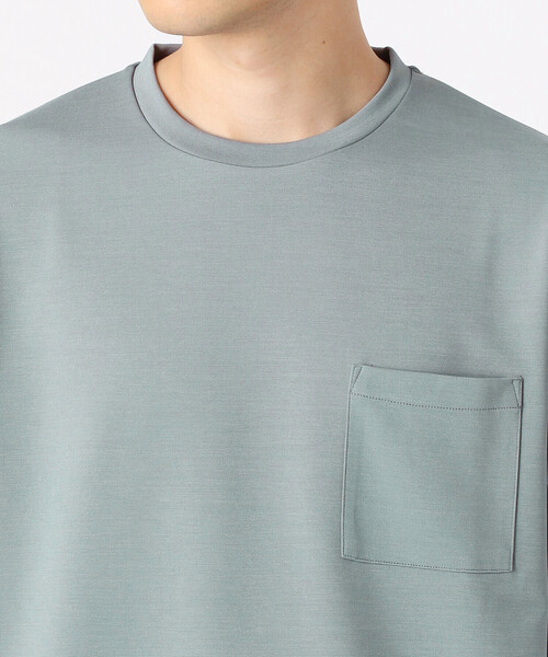 COMME CA ISM(コムサイズム)の「フェイクレイヤード クルーネックTシャツ(Tシャツ/カットソー・メンズ・ホワイト/ブラック/ベージュ/グリーン/ミント/チャコール・MEDIUM/LARGE/X-LARGE)」の21枚目の写真
