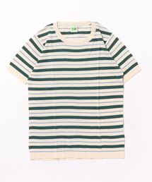 FUB（ファブ）の「FUB / ボーダー コットンニットTシャツ＜140-150cm＞（Tシャツ/カットソー・キッズ）」