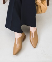 【EVOL】ウェーブVカットパンプス IT9951