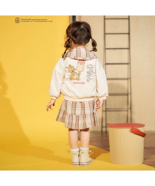 Tom＆Jerry（トムアンドジェリー）の「トムとジェリー 4柄トレーナー（スウェット・キッズ・オフホワイト/イエロー/オレンジ/ブルー・90/100/110/120/80/130）」の19枚目の写真