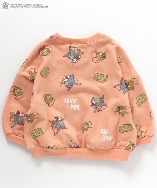 Tom＆Jerry（トムアンドジェリー）の「トムとジェリー 4柄トレーナー（スウェット・キッズ・オフホワイト/イエロー/オレンジ/ブルー・90/100/110/120/80/130）」の12枚目の写真