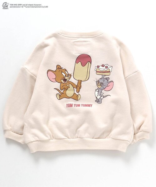Tom＆Jerry（トムアンドジェリー）の「トムとジェリー 4柄トレーナー（スウェット・キッズ・オフホワイト/イエロー/オレンジ/ブルー・90/100/110/120/80/130）」の13枚目の写真