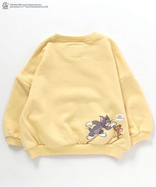 Tom＆Jerry（トムアンドジェリー）の「トムとジェリー 4柄トレーナー（スウェット・キッズ・オフホワイト/イエロー/オレンジ/ブルー・90/100/110/120/80/130）」の14枚目の写真